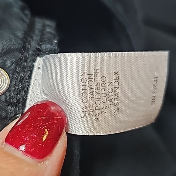 J Jill Denim Jeans High Rise Straight Leg Sz 14 - Picture 7 of 10